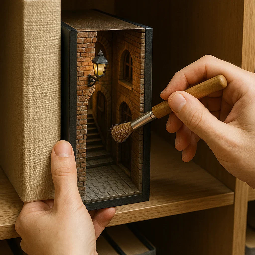 Entretien et nettoyage d'un book nook